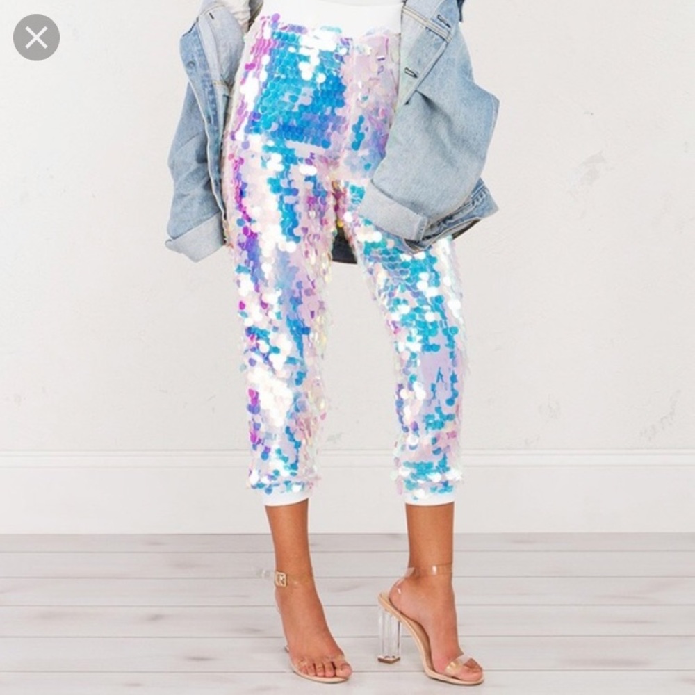 Sequins Jogger pants